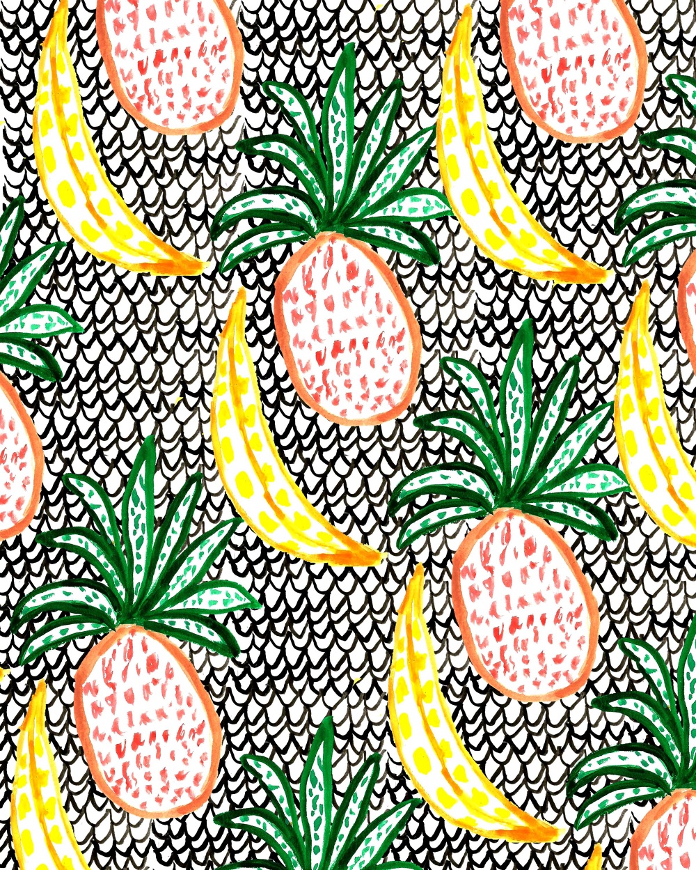 Fruit Patterns Bouffants Broken Hearts Fruit Patterns Bouffants Broken Hearts