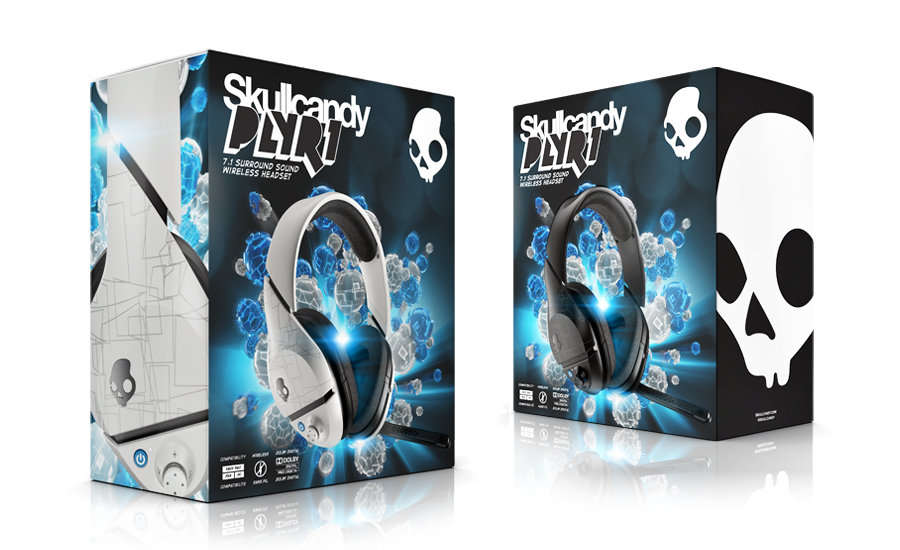 SKULLCANDY PLYR 1 GAMING HEADSET PACKAGING - David Kania - Art Director